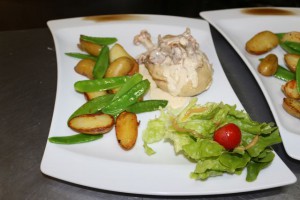 supreme de poulet menu restaurant macot